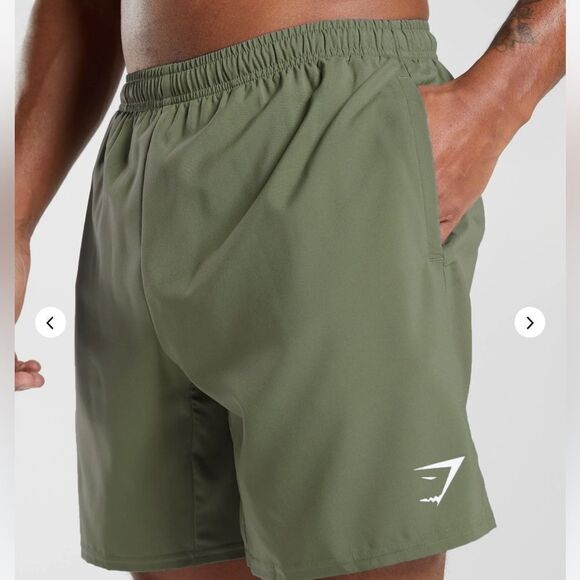 Gymshark ARRIVAL 5" SHORTS‎ Core Olive (Green) Medium NWT and in packaging - Picture 3 of 5